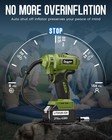 150psi Portable Cordless Tire Inflator Air Compressor W  Rechargeable Battery