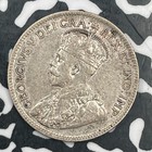1917-c Newfoundland 25 Cents Lot f8694 Silver  Nice 