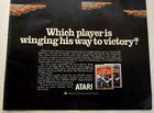 1983 Atari Joust Vintage Game 8  X 11  Print Ad Vintage   Vg Condition Original