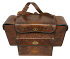 Shamrock Leathers Shell Bag With Front Pouch End Pockets Shell Pouch Card Case