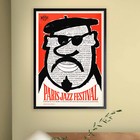 1964 Paris Jazz Festival Jazz Poster - Paris  France  orange Variant 