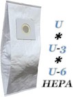Hepa 6 Pk Replacement For Panasonic Type U  U-3  U-6 Upright Vacuum Cleaner Bags