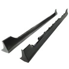 Add-on Abs Side Skirts Extension For Toyota Corolla 2003-2008 Black Body Kit
