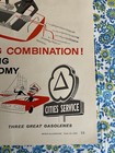 Vintage 1960 Cities Service Gas Station  Print Ad    citgo   