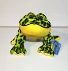 Ganz Webkinz Bull Frog Plush W  Sealed Code Stuffed Animal Toy Hm114