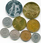 World Coins Lot Of  9  Vintage Items Well Mixed   Lotaug2695