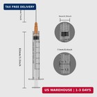 30 Pack 3ml Luer Lock Syringes With 25g 1  Needle Sterile Disposable