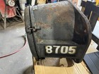 Antique Locomotive Headlight Assembly W Cast Iron Frame