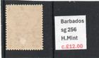 Barbados Gv1 1938 2s 6d  Purple  Sg 256 H mint