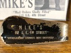 Antique 1940 s Mike s Urban Mens Clothing Store - Shoe Horn - Evansville Indiana