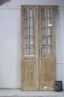 Vintage Double French Glass Door L076