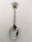 Vintage Souvenir Spoon Us Collectible Texas Armadillo Roping Cattle