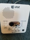 At t 1740 Digital Phone Answering Machine System With Time   Day Stamp White 