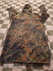 German Military Vintage Parka Jacket Flecktarn Camo  Size M