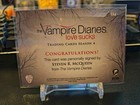 2012 Vampire Diaries Season 4 Auto Steven R  Mcqueen Jeremy Gilbert Card Sm
