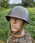 Original Steel Helmet Ssh 39 40  Wwii Ussr Military Soviet Army Rkka Ww2 1940y