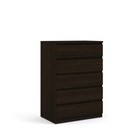 Tvilum Chest Of Drawers 19 69 x30 24 x43 82  5-drawer Coffee Particle Board