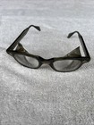 Vintage Bouton U-fit Safety Glasses Clear Lenses With Smoke Frame  Peripheral