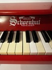 Schoenhut Mini Red 25 Keys Children   s Wood Piano Vintage Kids Toy 16 5x11 5x10