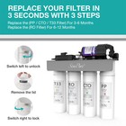 Upgrade Simpure Wp2-400gpd 8 Stage Reverse Osmosis Water Filter System 0 Tds