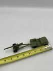 Vintage Marx Navarone Jeep With Howitzer Green 