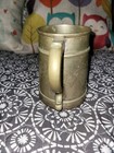 Vintage R k e  Stein Tankard Pewter Clear Glass Bottom With Handle