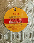 Vintage Tops In Roses Metal Plant Tag Playgirl  morplag  Weeks Upland Ca