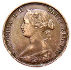 Nova Scotia Canadian Province Queen Victoria 1864 One Cent  Bronze