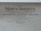 Vintage - 32  National Geographic Society Map  North America May 1942 Wwii