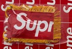 Lot Of 2 Supreme Mini Flag Red Fw26 Box Logo Bulk Ships Same Day Bundle