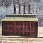 N Scale     Ready-built Power Plant With Lights   Handcrafted Diorama Building
