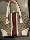 Guccie Monogram Canvas Treasure Boston Bag
