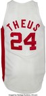 1990 Reggie Theus Preseason Game Worn New Jersey Nets Uniform Nba