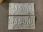 Rare 1973 Michigan 442 License Plate Plates Pair Original Olds 442