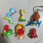 Yoshi Island Vintage Keychain Set Super Mario Collectible Figures 7pcs Japan F s