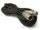 10ft - Shielded 3-pin Xlr Extension Microphone Mic Audio Cable Cord Male Female