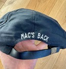 Paul Mccartney 1990    mac   s Back    Tour Hat Vintage Embroidered Guitar Cap Rare