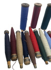 Wrapped Spools Quills Wood Bobbins Vintage Threaded Textile Industrial Lot-16