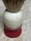 Vintage Ever Ready Badger Bristol Red  Cream Handle Shaving Brush No  100