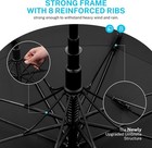 Large Windproof Golf Umbrella - Automatic Open - Double Canopy Rain Guard - Huge