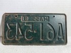 Vintage 1961 Massachusetts License Plate