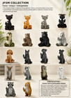 Black German Shepherd Raising Middle Finger Figurine - Holiday Stocking Stuffer