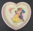 Vintage 90 s Disney Beauty   The Beast Selandia Melamine 3 Pieces Plate Bowl Cup