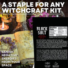 Black Salt For Protection Rituals   Wiccan Spells  Handcrafted Negative Energy P