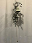 Vintage antique Spanish Revival Figural California Rancho Wrought Iron Doorbell