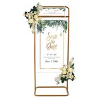 Wedding Arch Metal Backdrop Stand Balloon Flower Birthday Party Garden Decor