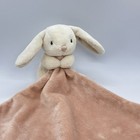 Newbie Bunny Rabbit Comforter Lovey Plush Baby Security Blanket Toy Tannish-pink