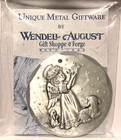 Vintage Wendell August Forge Hammered Aluminum Angel Christmas Ornament 1998
