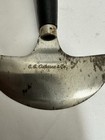 Vintage Antique Half Moon Cs Osborne Leather Work Knife Tool