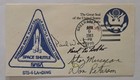 Sts 6  Crew Signed  Space Shuttle Landing  Postal Cover Nasa Astronaut Autograph